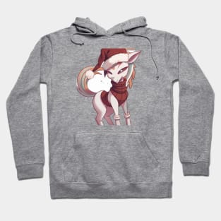 Cute Horse Drawing Hoodie